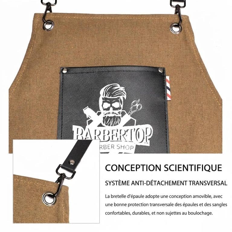 Tablier-de-Barbier-en-Toile-de-Coton-avec-Bretelles-Croisees-Ajustables-technique-7803