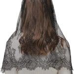 Voile-de-Tete-en-Dentelle-avec-Bordure-Florale-en-Tulle-Semi-Transparent-galerie-7391