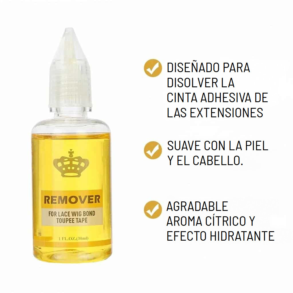 Kit de mantenimiento para pelucas con cera, gorros y disolvente