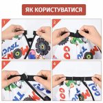 Водонепроникна антистатична дитяча накидка для перукаря з малюнками