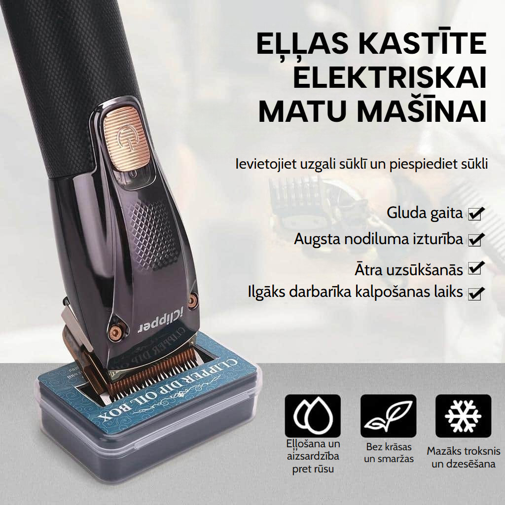 Smēreļļa matu griežamās mašīnītes asmeņiem, 120 ml