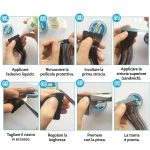 Nastro biadesivo per parrucca lace front con finitura opaca