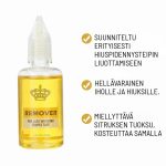 Peruukin hoitosarja vahalla, peruukkiverkoilla ja liimanpoistoaineella
