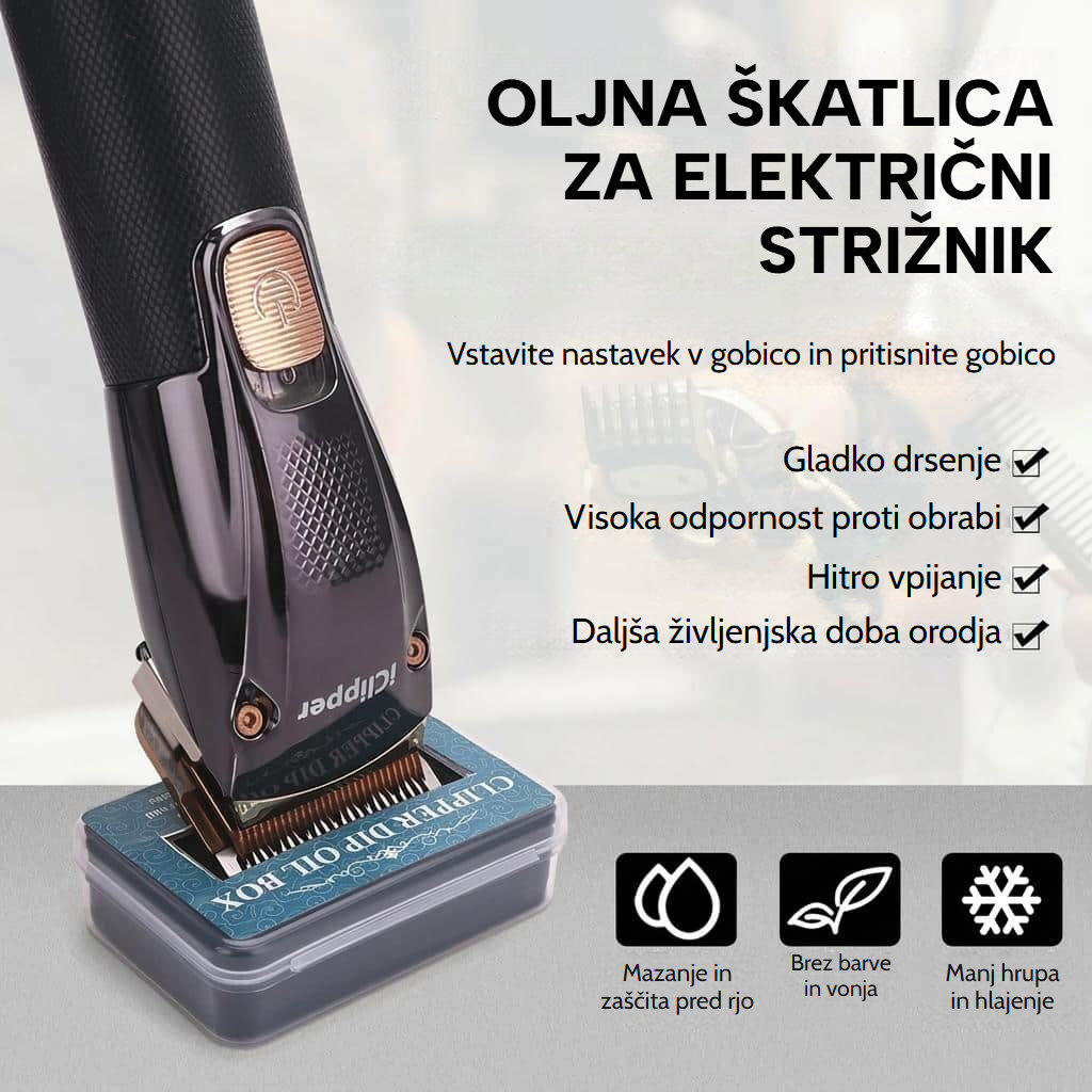 Mazalno olje za rezila strojčka za striženje, 120 ml