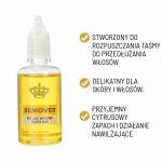 Zestaw do pielęgnacji peruk z woskiem, czepkami i rozpuszczalnikiem