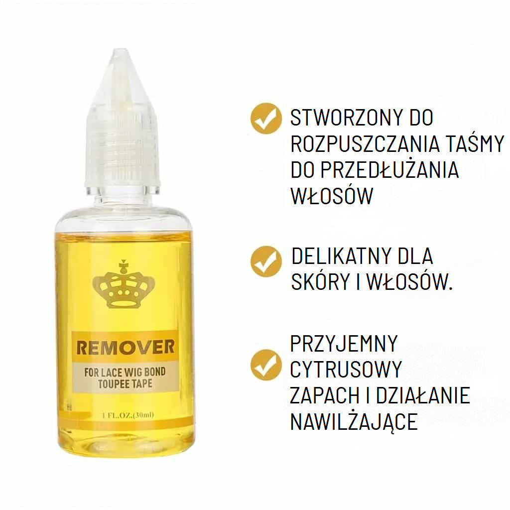 Zestaw do pielęgnacji peruk z woskiem, czepkami i rozpuszczalnikiem