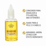 Kit de manutenção para perucas com cera, toucas e removedor