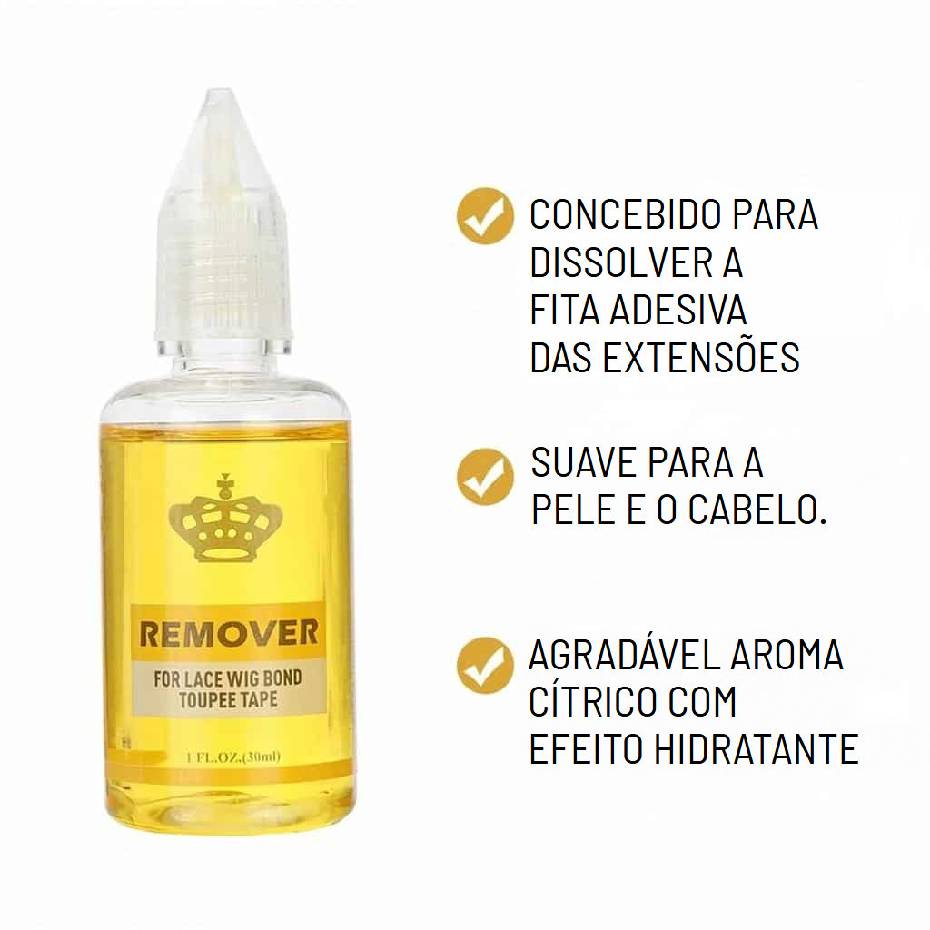 Kit de manutenção para perucas com cera, toucas e removedor