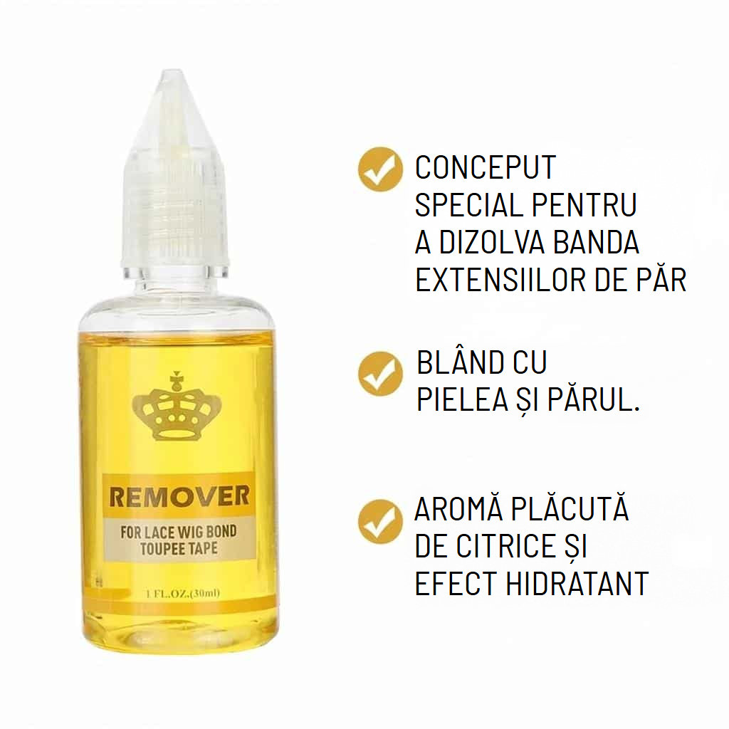 Set de întreținere pentru peruci cu ceară, bonete și dizolvant