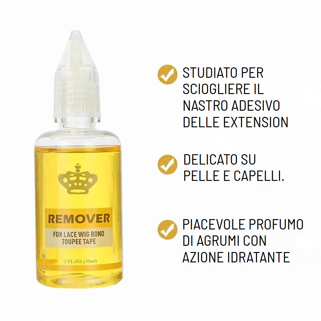 Kit di manutenzione per parrucche con cera, cuffie e solvente