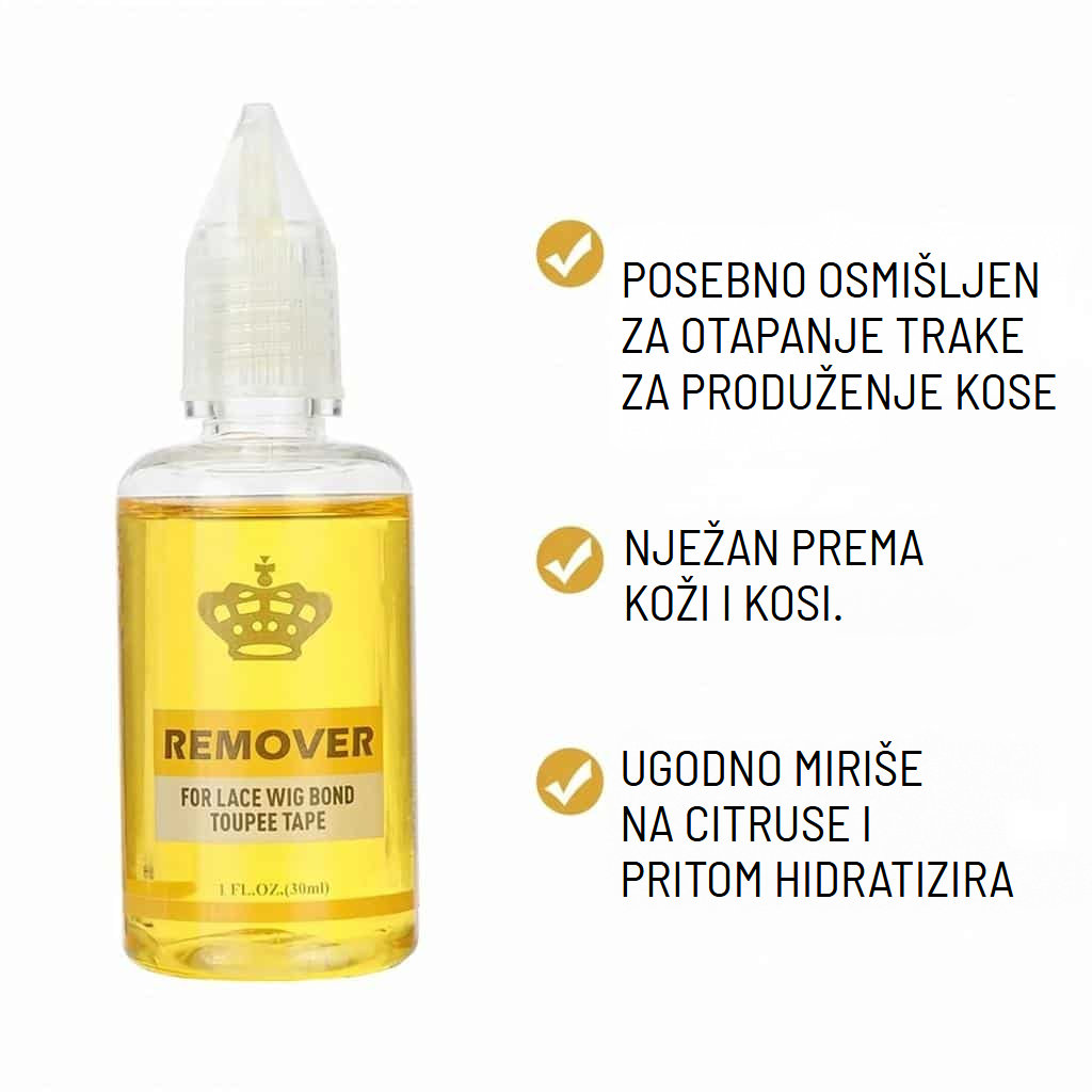 Komplet za njegu perika s voskom, kapicama i otapalom