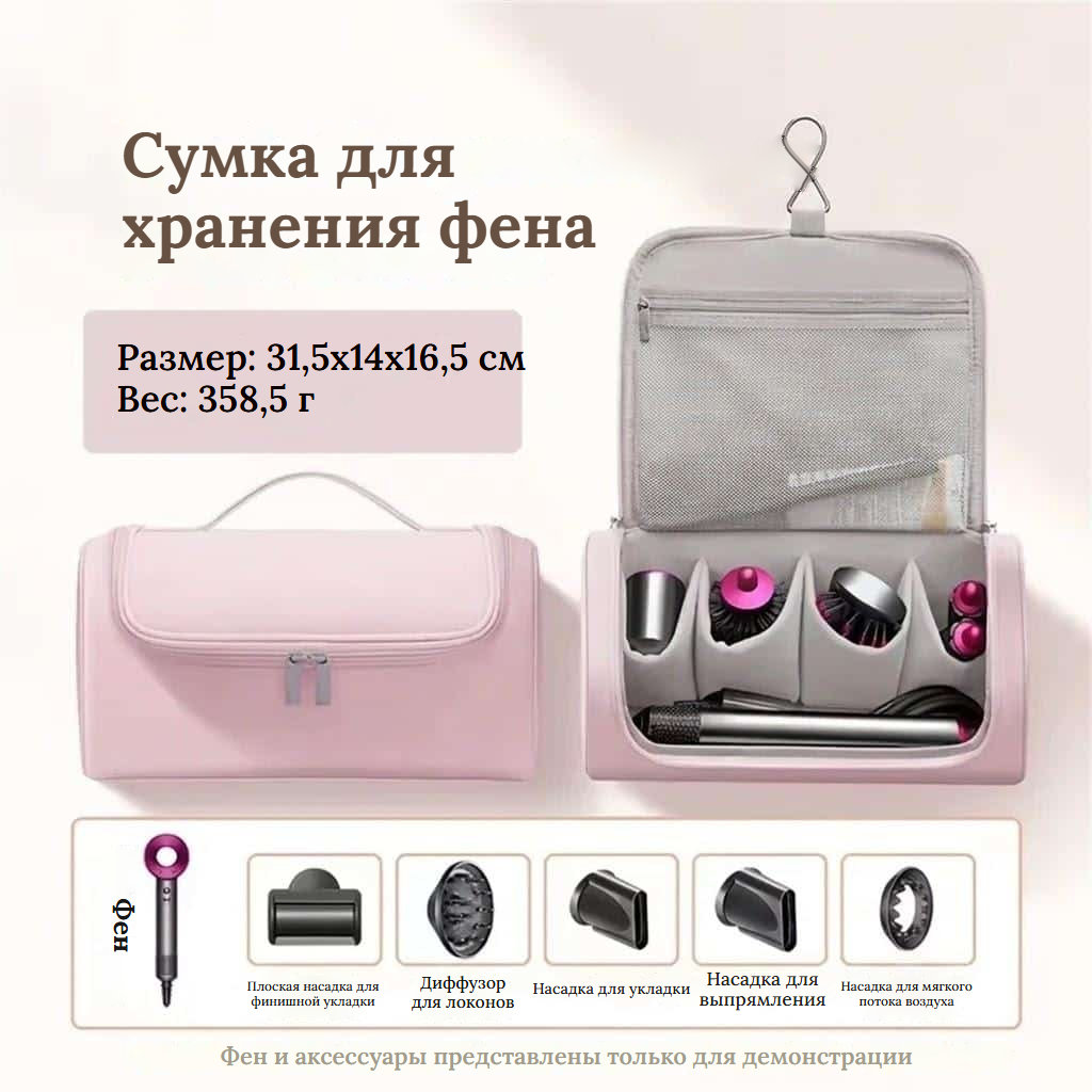 Сумка для хранения фена и инструментов для укладки