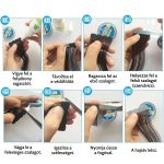 Matt kivitelű, kétoldalas ragasztószalag lace front parókához