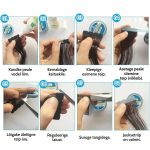 Lace front parukate kahepoolne kleeplint mittelläikiva viimistlusega
