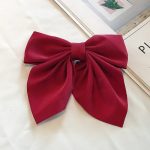 Barrette-nud-papillon-en-tissu-satine-pour-queue-de-cheval-femme-avec-pince-metallique-picture-11