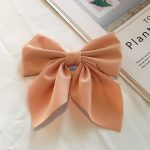 Barrette-nud-papillon-en-tissu-satine-pour-queue-de-cheval-femme-avec-pince-metallique-picture-13