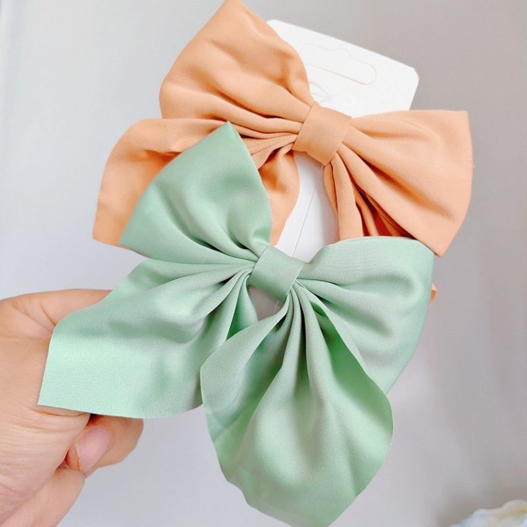 Barrette-nud-papillon-en-tissu-satine-pour-queue-de-cheval-femme-avec-pince-metallique-picture-17