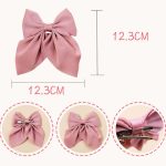 Barrette-nud-papillon-en-tissu-satine-pour-queue-de-cheval-femme-avec-pince-metallique-picture-6