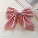 Barrette-nud-papillon-en-tissu-satine-pour-queue-de-cheval-femme-avec-pince-metallique-picture-8
