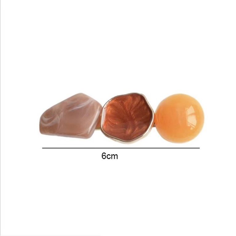 Barrette-ornementale-avec-resine-marbree-et-perle-picture-2