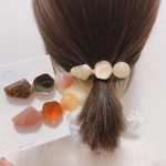Barrette-ornementale-avec-resine-marbree-et-perle-picture-4