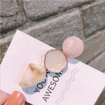Barrette-ornementale-avec-resine-marbree-et-perle-picture-7