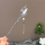 Batons-a-cheveux-en-alliage-avec-motifs-ornementaux-picture-10