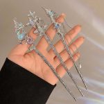 Batons-a-cheveux-en-alliage-avec-motifs-ornementaux-picture-5