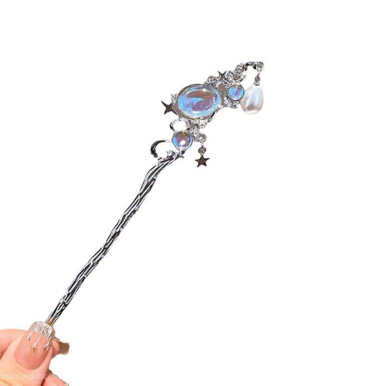 Batons-a-cheveux-en-alliage-avec-motifs-ornementaux-picture-6