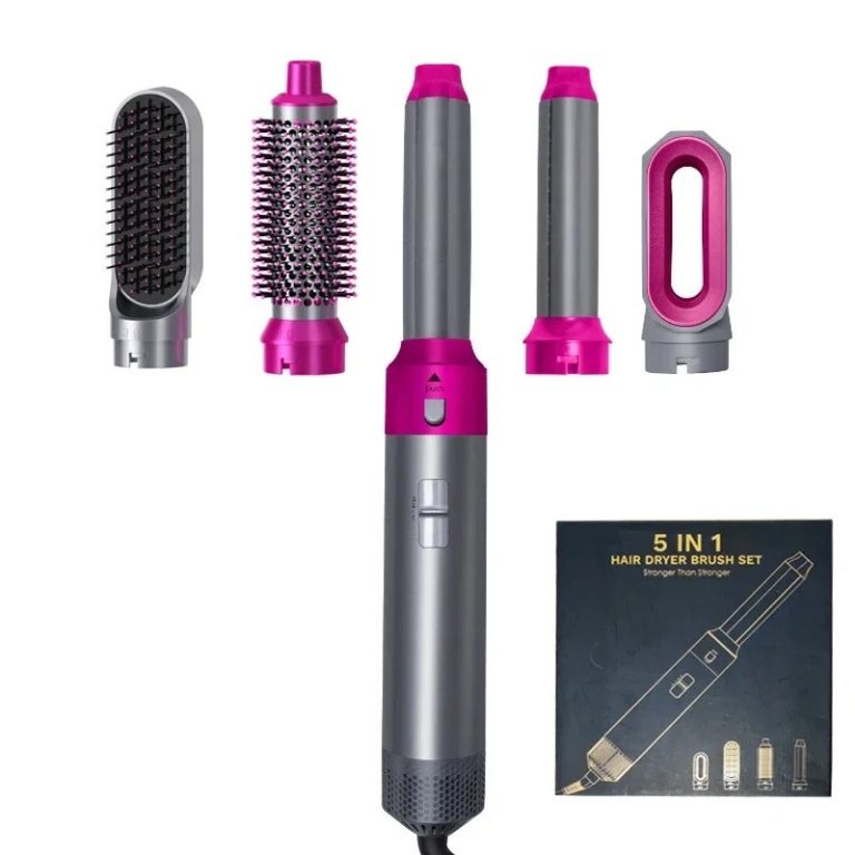 Brosse-seche-cheveux-professionnel-multifonction-1000W-avec-fonction-air-chaud-et-froid-picture-2