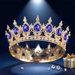Couronne-baroque-de-luxe-en-strass-ronde-et-elegante-accessoire-de-mariage-robe-de-soiree-couvre-chef-picture-11