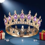 Couronne-baroque-de-luxe-en-strass-ronde-et-elegante-accessoire-de-mariage-robe-de-soiree-couvre-chef-picture-13