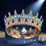 Couronne-baroque-de-luxe-en-strass-ronde-et-elegante-accessoire-de-mariage-robe-de-soiree-couvre-chef-picture-15