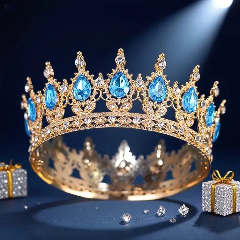 Couronne-baroque-de-luxe-en-strass-ronde-et-elegante-accessoire-de-mariage-robe-de-soiree-couvre-chef-picture-15
