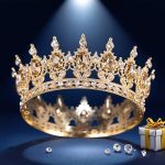 Couronne-baroque-de-luxe-en-strass-ronde-et-elegante-accessoire-de-mariage-robe-de-soiree-couvre-chef-picture-16