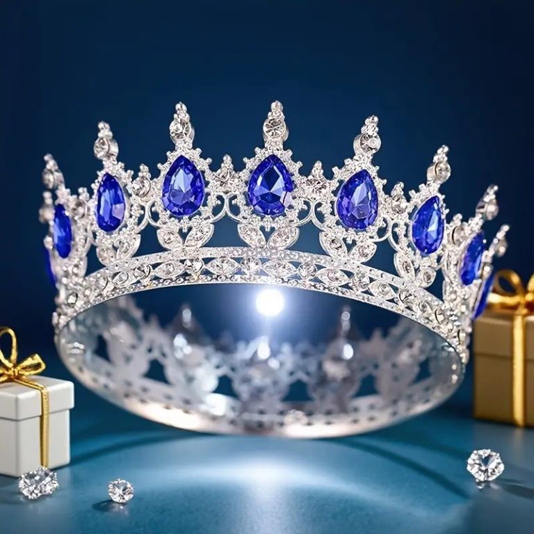 Couronne-baroque-de-luxe-en-strass-ronde-et-elegante-accessoire-de-mariage-robe-de-soiree-couvre-chef-picture-18