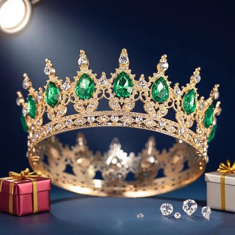 Couronne-baroque-de-luxe-en-strass-ronde-et-elegante-accessoire-de-mariage-robe-de-soiree-couvre-chef-picture-4