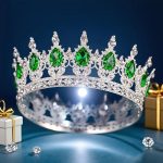 Couronne-baroque-de-luxe-en-strass-ronde-et-elegante-accessoire-de-mariage-robe-de-soiree-couvre-chef-picture-8