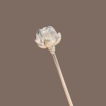Epingle-a-cheveux-chinois-en-forme-de-fleur-translucide-a-reflets-nacres-doree-picture-2