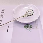 Epingle-a-cheveux-fleur-orientale-avec-lune-verte-et-perles-translucides-picture-5