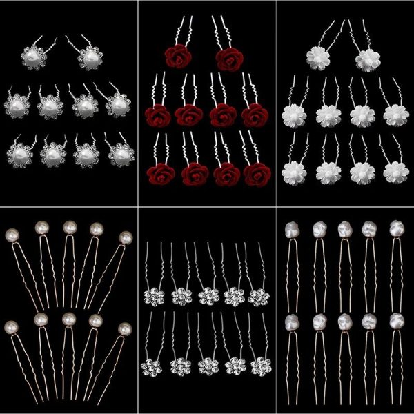 Épingle à cheveux française mariage lot de 10