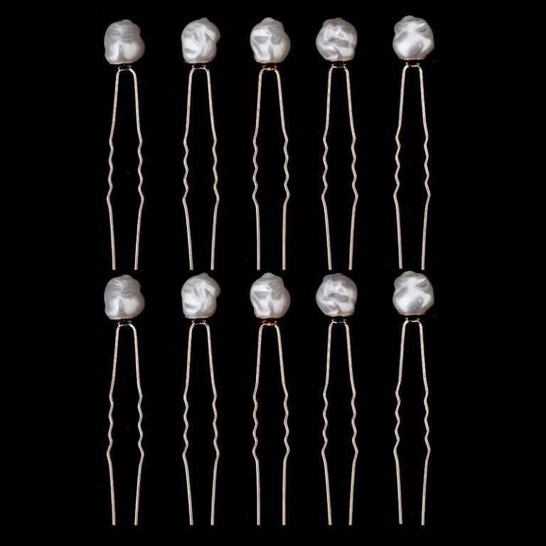 Lot-de-10-epingles-a-cheveux-francaises-en-U-avec-perles-et-fleurs-pour-mariage-picture-4