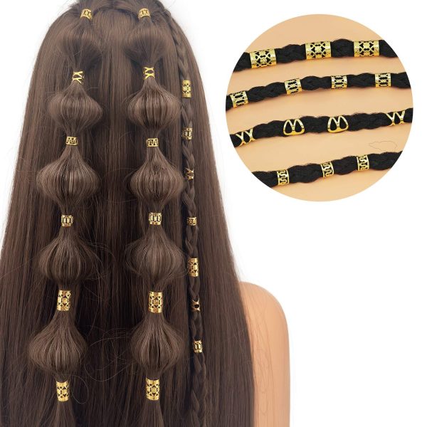 Lot de 80 perles tresses ajourées