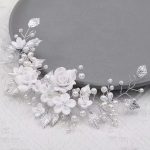 Ornement-floral-pour-coiffure-de-mariage-avec-couronne-de-fleurs-blanches-et-perles-nacrees-picture-3