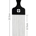 Peigne-afro-a-dents-larges-en-metal-pour-volume-des-cheveux-boucles-avec-poignee-symbole-picture-6