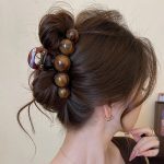 Pince-a-cheveux-perles-en-arc-de-cercle-avec-fermeture-a-ressort-metallique-picture-1