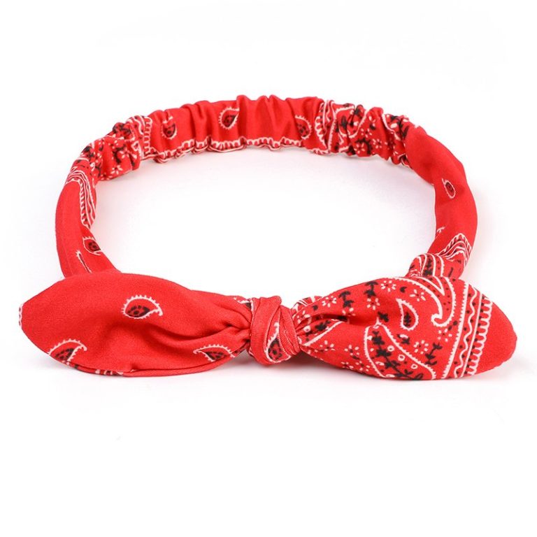 Serre-tete-bandeau-elastique-femme-avec-nud-decoratif-et-motifs-cachemire-picture-7