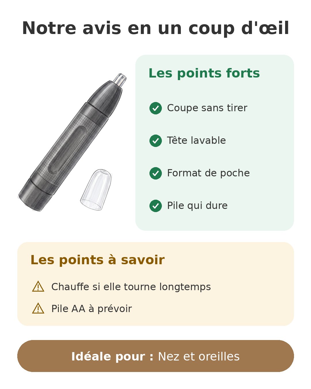 Notre avis en un coup d'œil sur BaByliss E650E