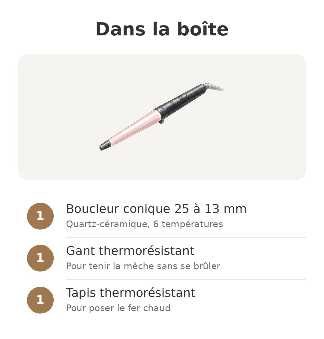 Contenu de la boîte : Rose Quartz