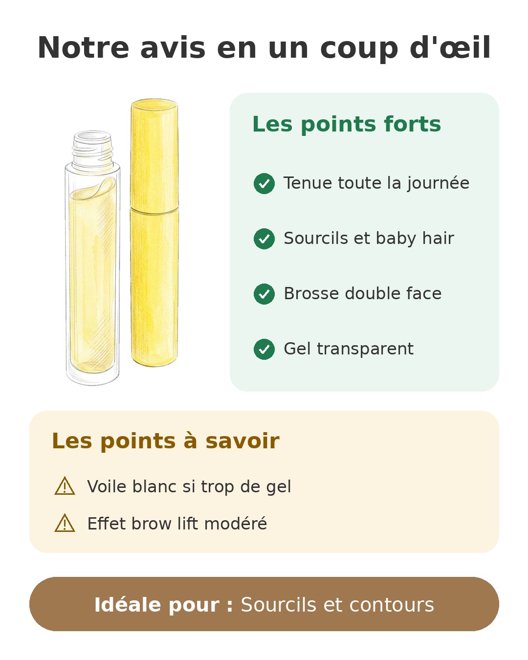 Gel sourcils Got2b pour baby hair Notre avis en un coup d'œil sur Got2b sourcils